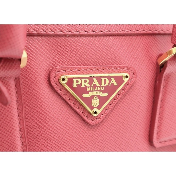 Prada Saffiano Mini Bag Peonia Pink 2WAY - Picture 9 of 9